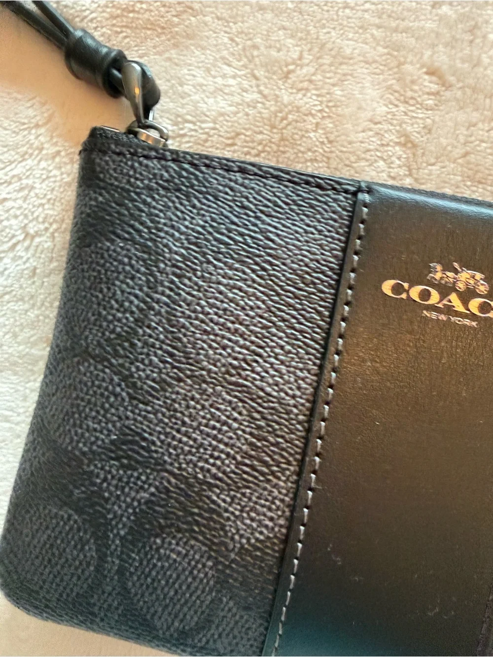 Coach compact wristlet